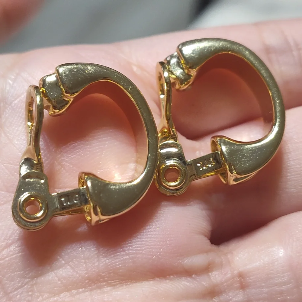 TJG Clip-on Hoops Earrings - Picture 5 of 8